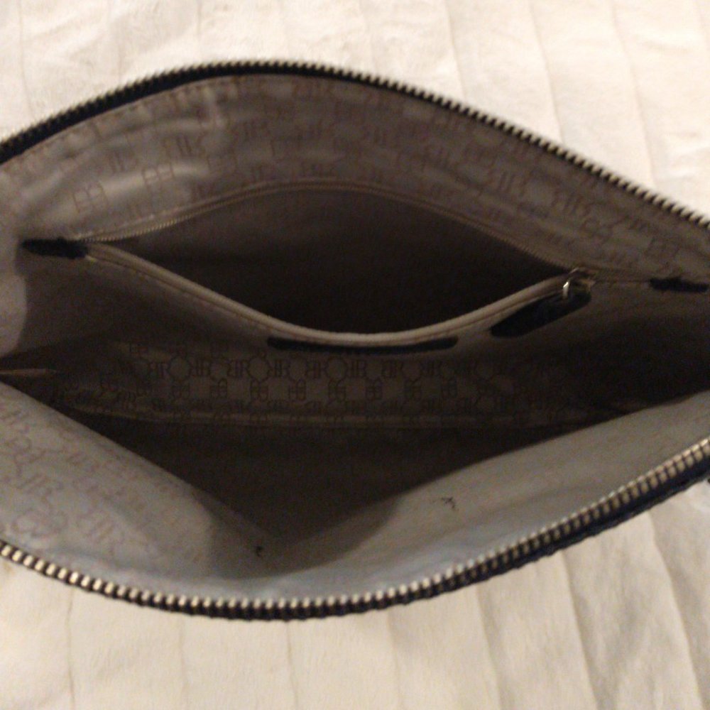 Banana Republic Blue Python Pattern Large Leather… - image 5